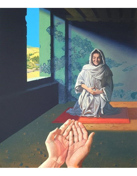 „Zwiastowanie II” - Jacek Hajnos OP | Reprodukcja obrazu religijnego