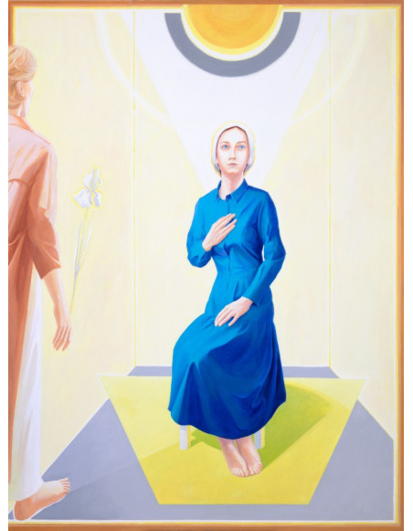 „Zwiastowanie” - Bogna Podbielska | Reprodukcja obrazu religijnego