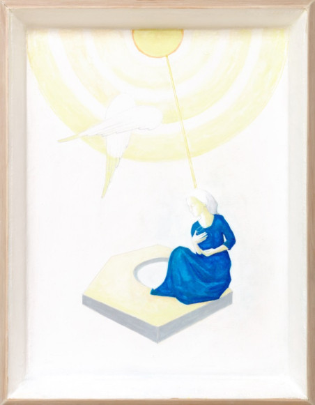 „Zwiastowanie II” - Bogna Podbielska | Reprodukcja obrazu religijnego