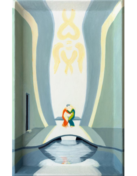 „Nawiedzenie św. Elżbiety II” - Bogna Podbielska | Reprodukcja obrazu religijnego