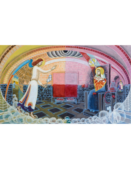 „Zwiastowanie II” - Jacek Dłużewski | Reprodukcja obrazu religijnego