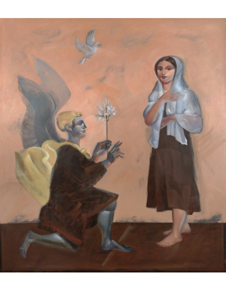 „Zwiastowanie” - Wojciech Głogowski | Reprodukcja obrazu religijnego