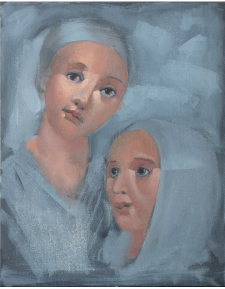 „Nawiedzenie św. Elżbiety” - Wojciech Głogowski | Reprodukcja | Obraz religijny