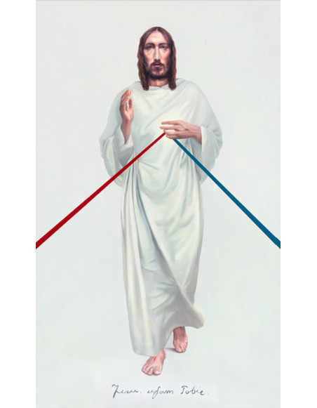 „Jezus Miłosierny” - Beata Stankiewicz | Reprodukcja obrazu religijnego