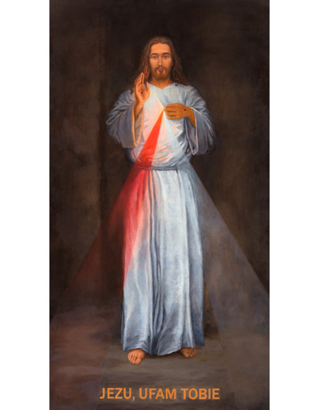 „Jezus Miłosierny” - Krzysztof Klimek | Reprodukcja obrazu religijnego