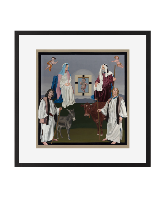 „Boże Narodzenie” – Ignacy Czwartos | Reprodukcja obrazu religijnego