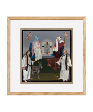 „Boże Narodzenie” – Ignacy Czwartos | Reprodukcja obrazu religijnego