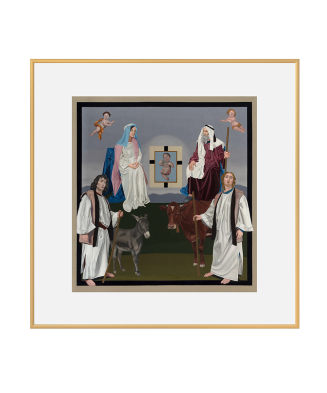 „Boże Narodzenie” – Ignacy Czwartos | Reprodukcja obrazu religijnego