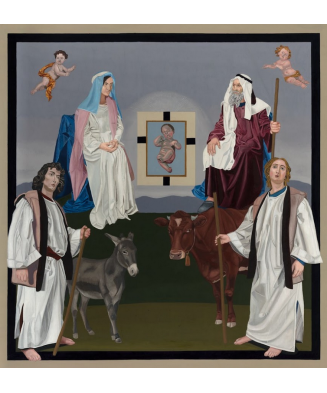 „Boże Narodzenie” – Ignacy Czwartos | Reprodukcja obrazu religijnego