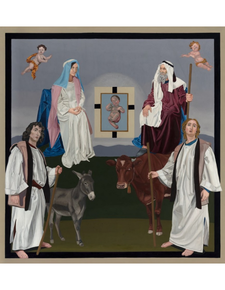 „Boże Narodzenie” – Ignacy Czwartos | Reprodukcja obrazu religijnego