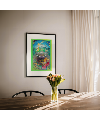 „Boże Narodzenie” – Jacek Dłużewski | Reprodukcja obrazu religijnego