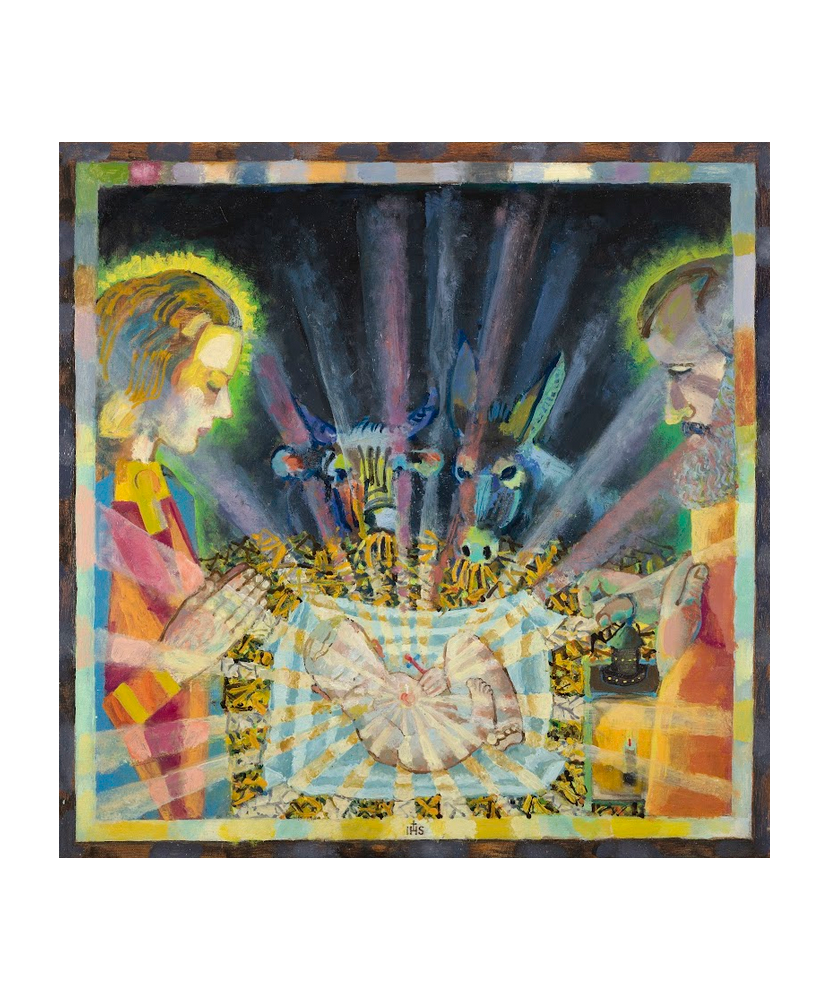 „Boże Narodzenie” – Jacek Dłużewski | Reprodukcja obrazu religijnego