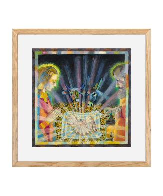 „Boże Narodzenie” – Jacek Dłużewski | Reprodukcja obrazu religijnego