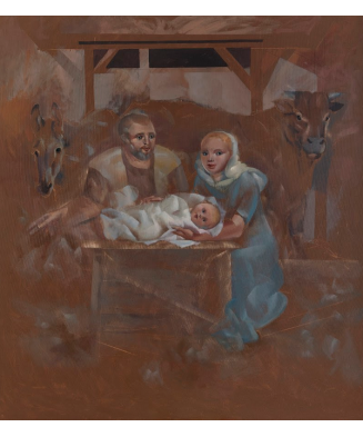 „Boże Narodzenie” - Wojciech Głogowski | Reprodukcja obrazu religijnego