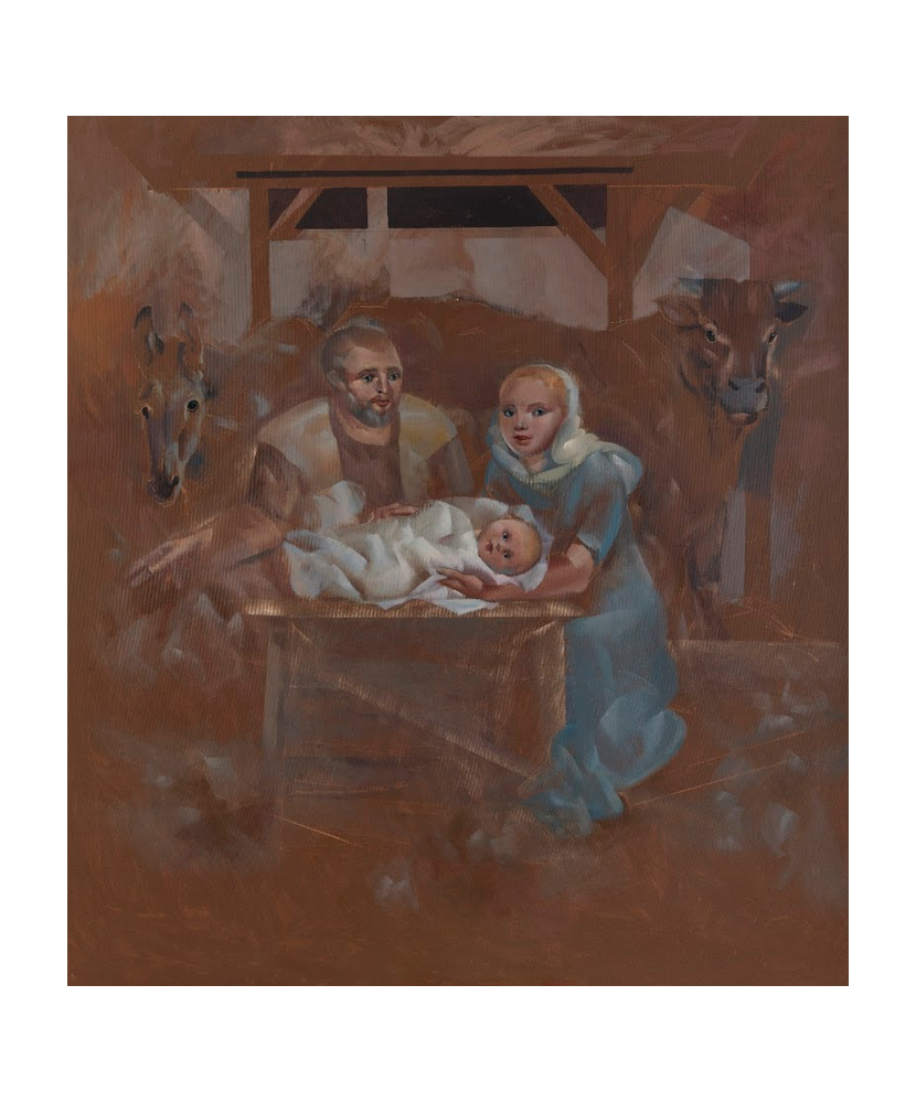 „Boże Narodzenie” - Wojciech Głogowski | Reprodukcja obrazu religijnego