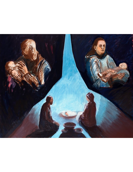 „Boże Narodzenie” - Jarosław Modzelewski | Reprodukcja obrazu religijnego