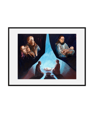 „Boże Narodzenie” - Jarosław Modzelewski | Reprodukcja obrazu religijnego