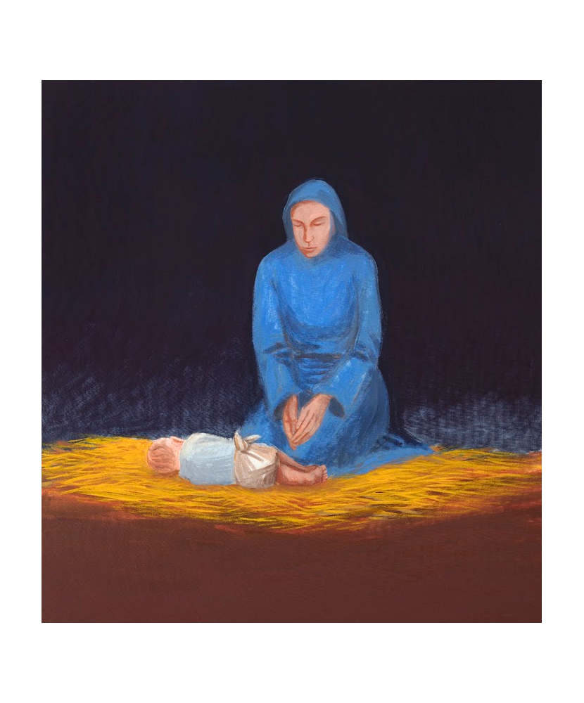 „Boże Narodzenie II” - Jarosław Modzelewski | Reprodukcja obrazu religijnego