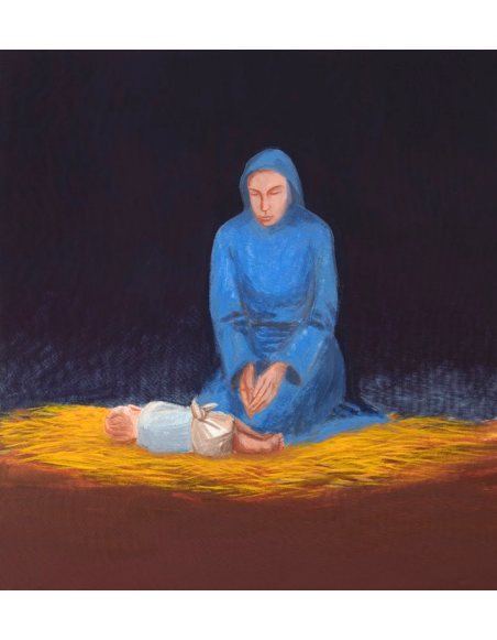 „Boże Narodzenie II” - Jarosław Modzelewski | Reprodukcja obrazu religijnego