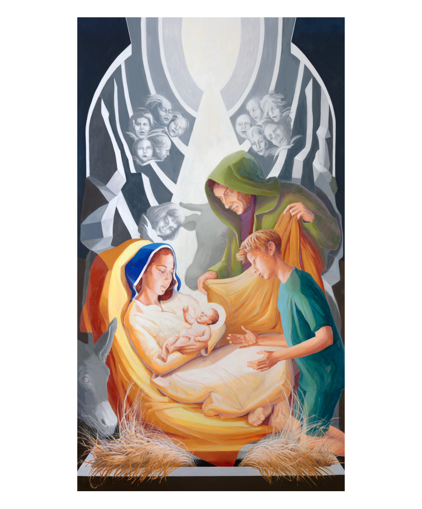 „Boże Narodzenie” - Bogna Podbielska | Reprodukcja obrazu religijnego