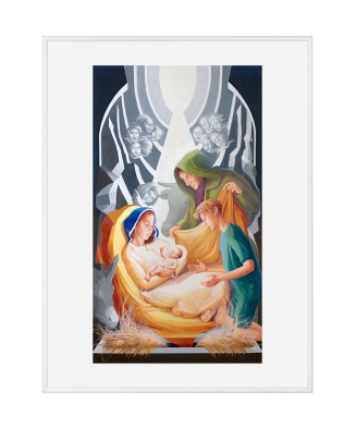 „Boże Narodzenie” - Bogna Podbielska | Reprodukcja obrazu religijnego