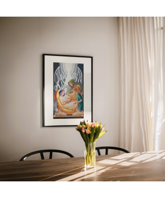 „Boże Narodzenie” - Bogna Podbielska | Reprodukcja obrazu religijnego