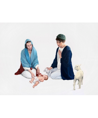 „Boże Narodzenie” - Beata Stankiewicz | Reprodukcja obrazu religijnego