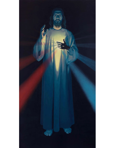 „Jezus Miłosierny” - Jacek Hajnos OP | Reprodukcja obrazu religijnego