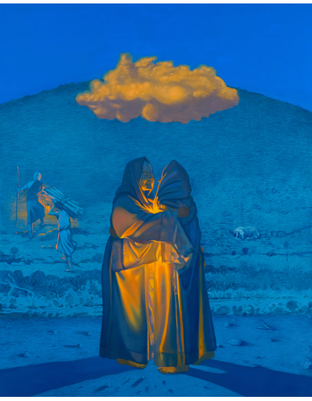 „Nawiedzenie św. Elżbiety II” - Jacek Hajnos OP | Reprodukcja obrazu religijnego