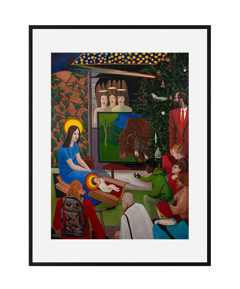 Reprodukcja „Boże Narodzenie I” - Grzegorz Wnęk | Obraz religijny