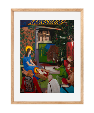 Reprodukcja „Boże Narodzenie I” - Grzegorz Wnęk | Obraz religijny