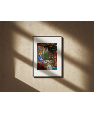 Reprodukcja „Boże Narodzenie I” - Grzegorz Wnęk | Obraz religijny