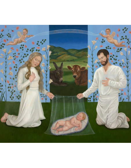 „Boże Narodzenie I” - Karolina Żądło | Reprodukcja obrazu religijnego