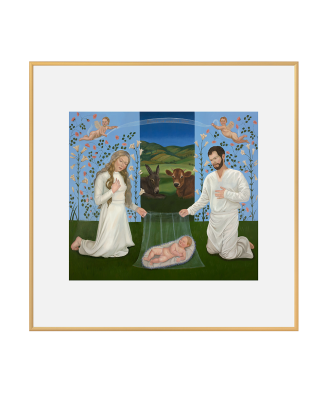 „Boże Narodzenie I” - Karolina Żądło | Reprodukcja obrazu religijnego