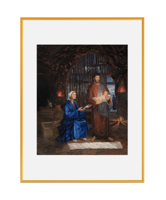 „Boże Narodzenie I” - Krzysztof Klimek | reprodukcja obrazu religijnego