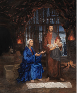 „Boże Narodzenie I” - Krzysztof Klimek | reprodukcja obrazu religijnego