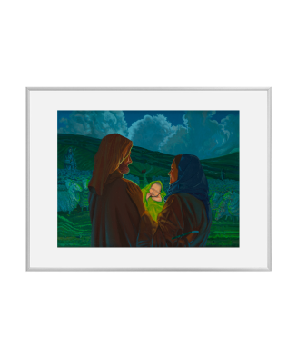 Obraz Jacak Hajnosa ze sceną Boze Narodzenie