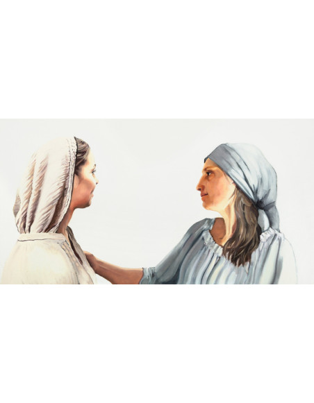 „Nawiedzenie św. Elżbiety II” - Beata Stankiewicz | Reprodukcja obrazu religijnego