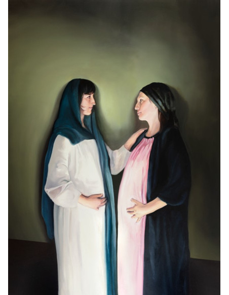 „Nawiedzenie św. Elżbiety IV” - Beata Stankiewicz | Reprodukcja obrazu religijnego